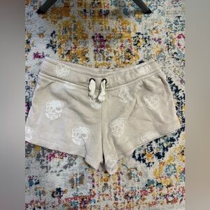 Vintage Havana sweat shorts with skulls